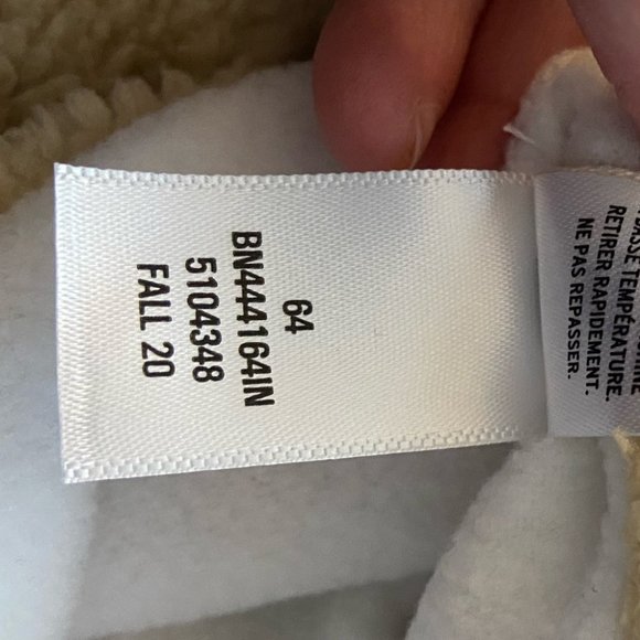 NWT Nordstrom + Tucker Tate Baby Bear Hat and Mittens Set Beige Semolina Furry - Picture 11 of 12